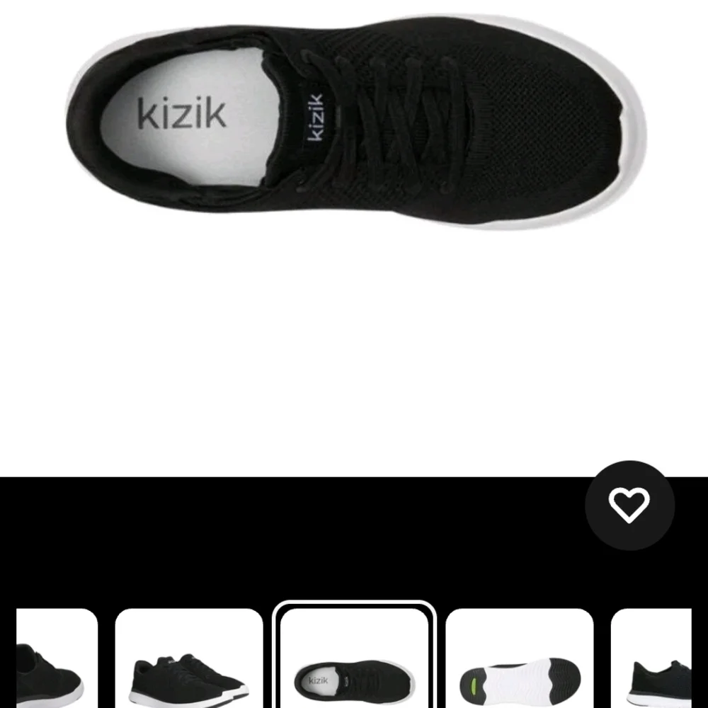 NWT Kizik Lima Unisex Hands-Free Slip-On Breathable Knit Sneakers – Black Size10